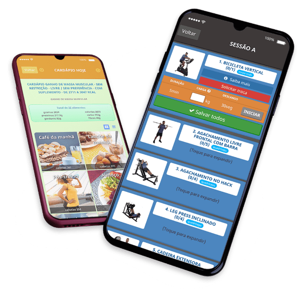 Personal Virtual Treinos, Dieta e Saúde. Profissional